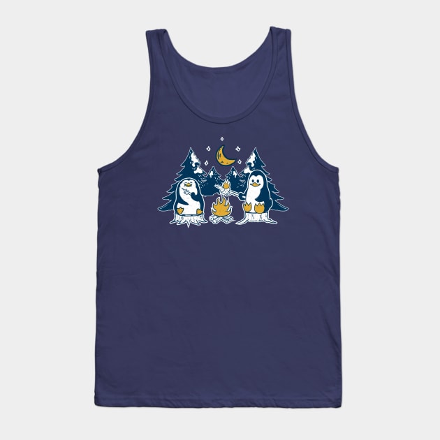 cute penguin camp Tank Top by Deduder.store